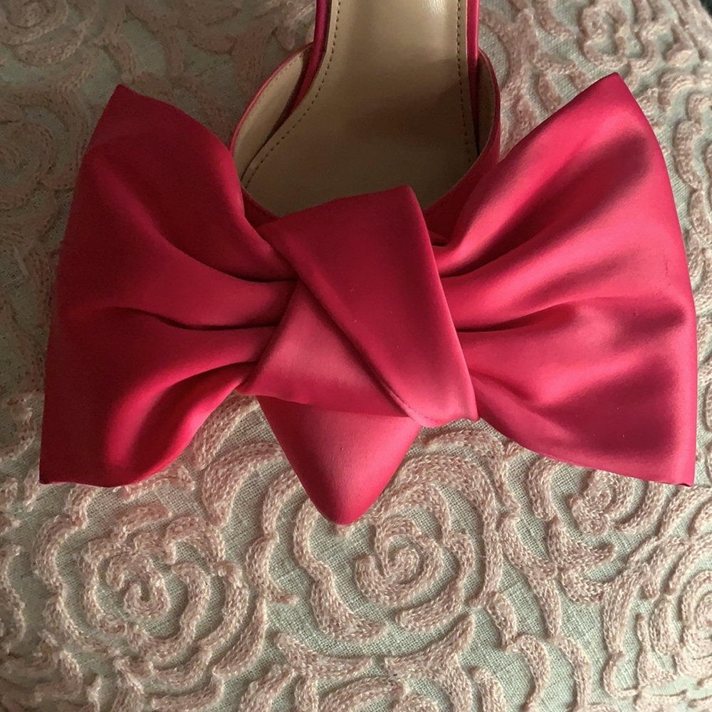 Pink big bow heels - Picture 3 of 8